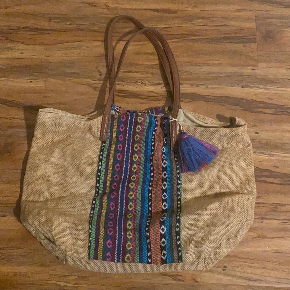 Untitled Womens Tote Brown/MultiColor